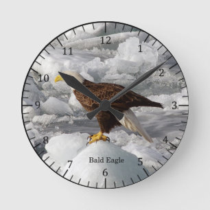 Horloge Ronde Bientôt Eagle Clock