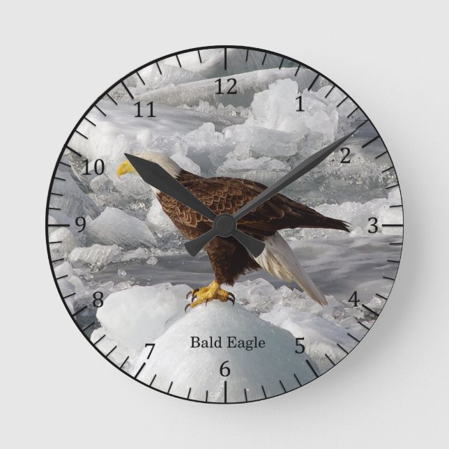Horloge Ronde Bientôt Eagle Clock (Recto)