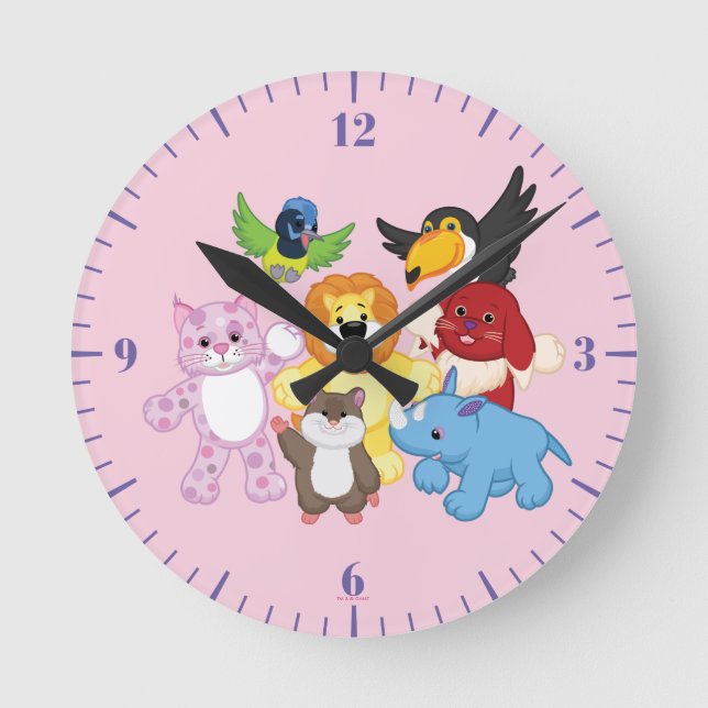 Horloge Ronde Bienvenue sur Webkinz ! (Recto)