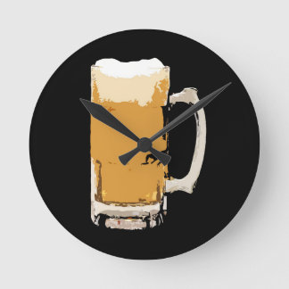 Horloge Ronde Bière