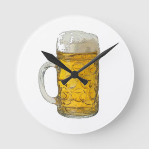 Horloge Ronde Bière