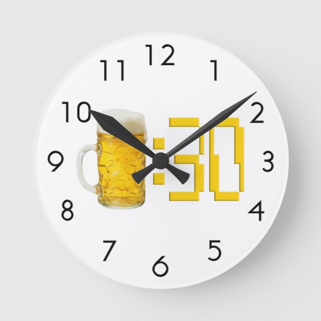 Horloge Ronde Bière : 30 (Recto)