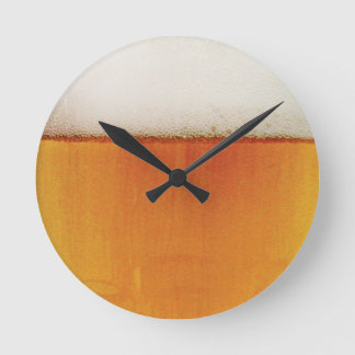 Horloge Ronde bière d'amusement