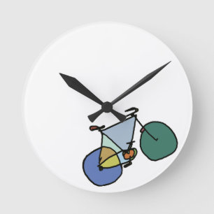 Horloge Ronde biking ; bicycle