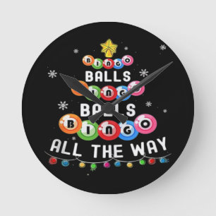 Horloge Ronde Bingo Balls Bingo Tout Le Chemin