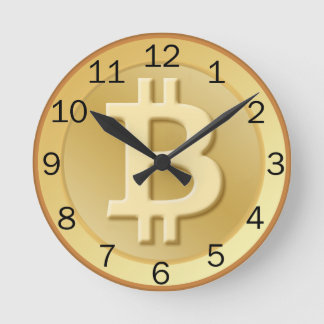 Horloge Ronde Bitcoin