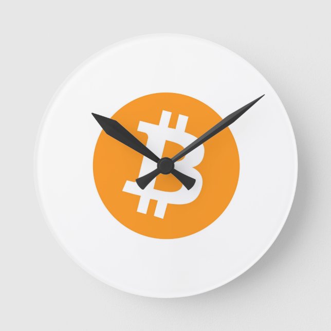 Horloge ronde Bitcoin (Recto)