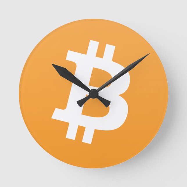 Horloge Ronde Bitcoin (Recto)