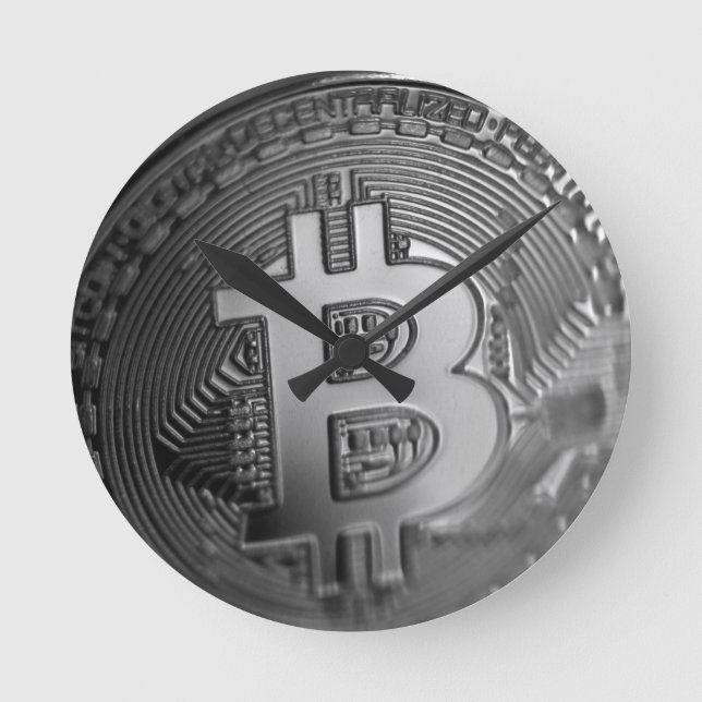 Horloge Ronde Bitcoin 16 (Recto)