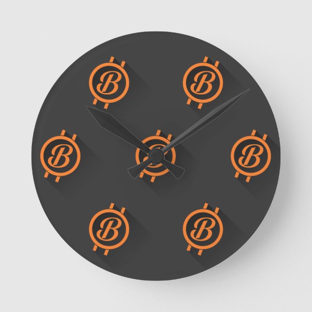 Horloge Ronde Bitcoin 3 (Recto)