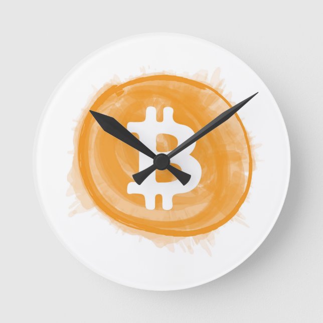 Horloge Ronde Bitcoin 6 (Recto)