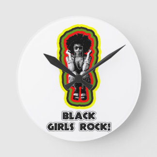 Horloge Ronde Black Girls Rock !