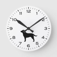 Black Labrador Retriever Chien Silhouette