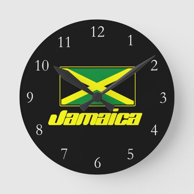 Horloge Ronde Black with Jamaica (Recto)