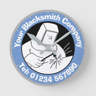 Horloge Ronde Blacksmiths, Welders et Fabricants d'acier