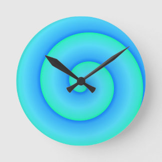 Horloge Ronde Blautöne