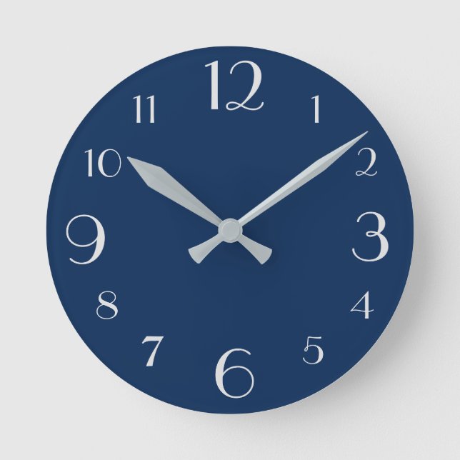 Horloge Ronde Bleu (Recto)