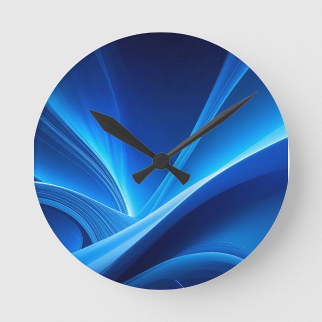 Horloge Ronde bleu (Recto)