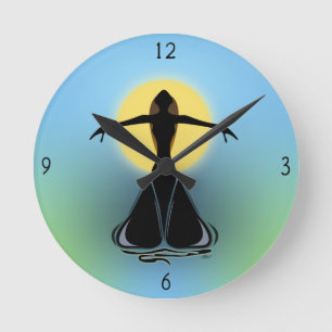 Horloge Ronde Blooming