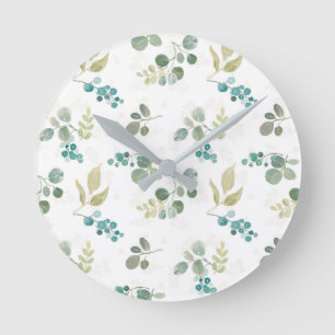 Horloge Ronde Blooming Delight Pattern