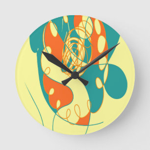 Horloge Ronde BloosK-Kimchuckle