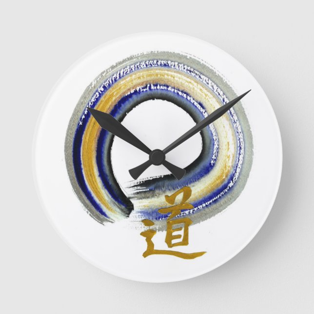 Horloge Ronde Blue Way, Zen Enso (Recto)