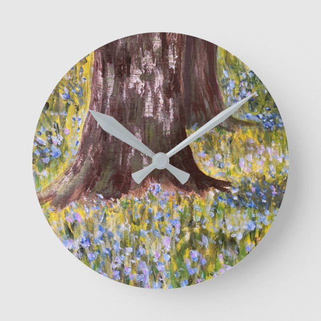 Horloge Ronde Bluebell Woods  (Recto)