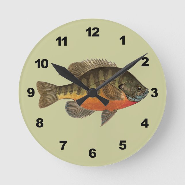 Horloge Ronde Bluegill Bream (Recto)