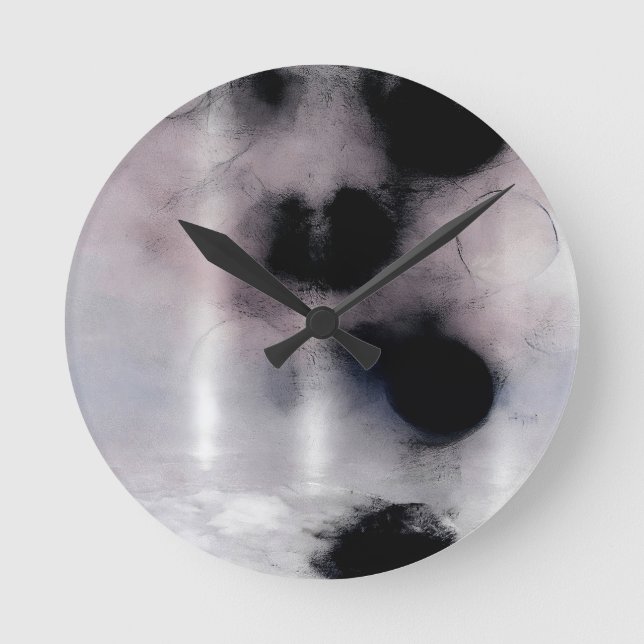 Horloge Ronde Blush Orbit Abstract (Recto)