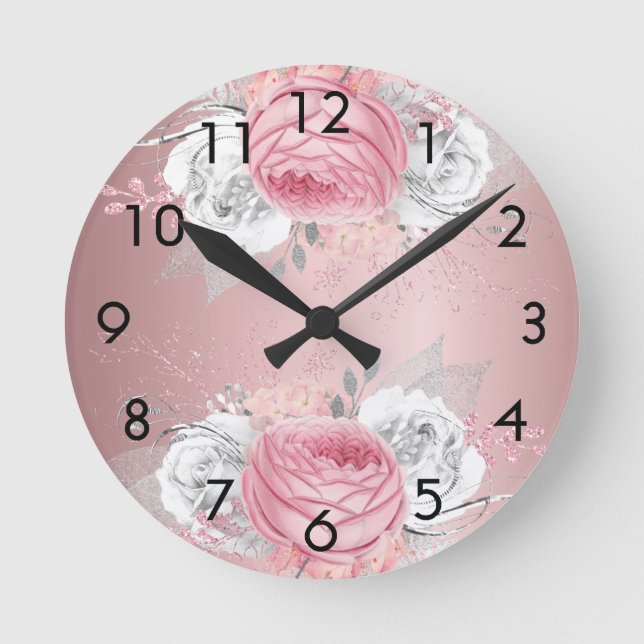 Horloge Ronde Blush pink (Recto)