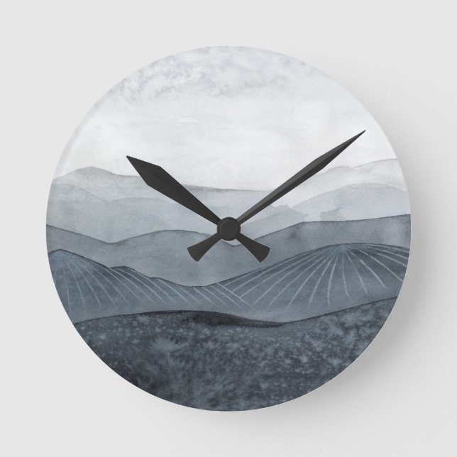 Horloge Ronde Blustering Grey Valley (Recto)