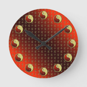 Horloge Ronde Bœuf de Métal