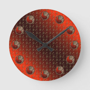 Horloge Ronde Bœuf de Terre