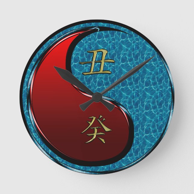 Horloge Ronde Bœuf d'eau (Recto)