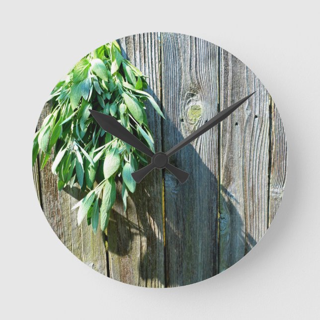 Horloge Ronde Bois de Grange frais coupé (Recto)