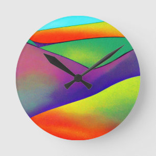 Horloge Ronde Bold Rainbow Hills