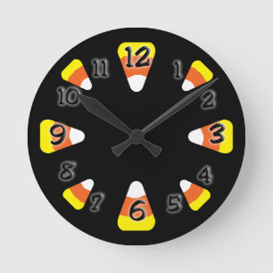 Horloge Ronde Bonbons au maïs