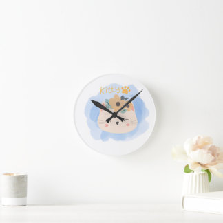 Horloge Ronde Bonjour Kitty