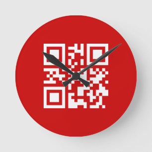 Horloge Ronde Bonne année ! — Code QR