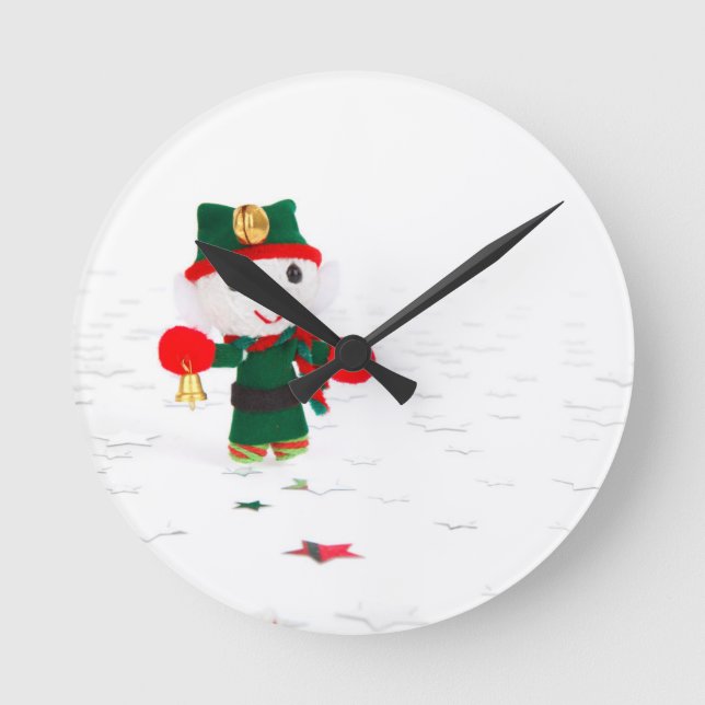 HORLOGE RONDE BONNES FÊTES (Recto)