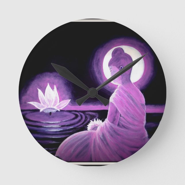 Horloge Ronde Bouddha (Recto)