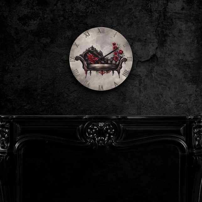 Horloge Ronde Boudoir Chaise | Canapé-lit victorien d'évanouisse (Créateur téléchargé)