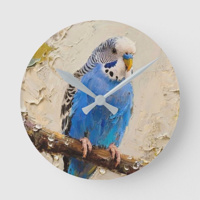 Horloge Ronde Bougie bleue (Recto)