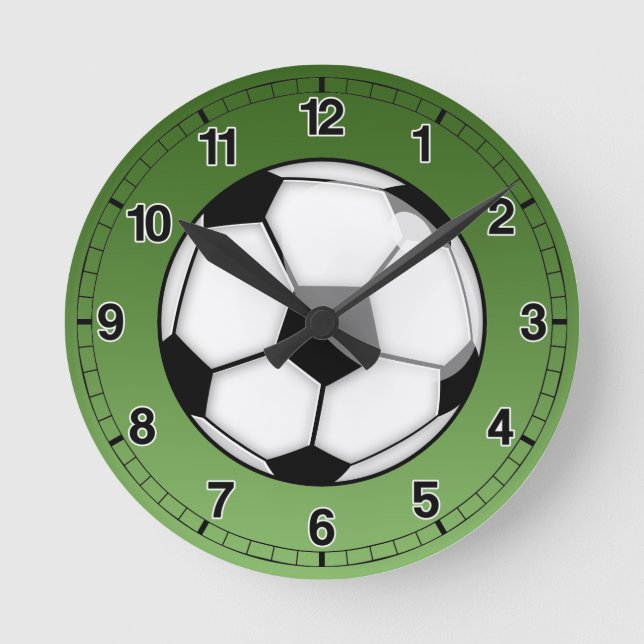 Horloge Ronde Boule de football (Recto)