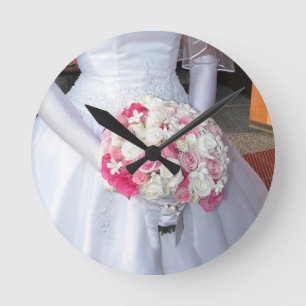 HORLOGE RONDE BOUQUET MAGNIFIQUE