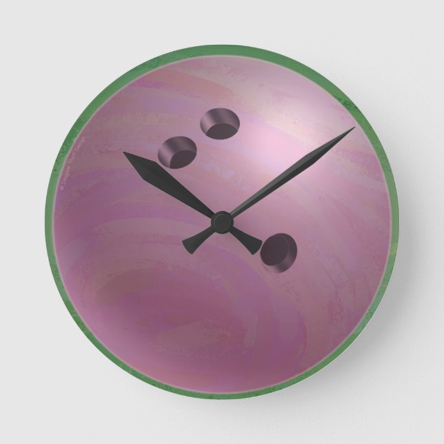 Horloge Ronde Bowling (Recto)