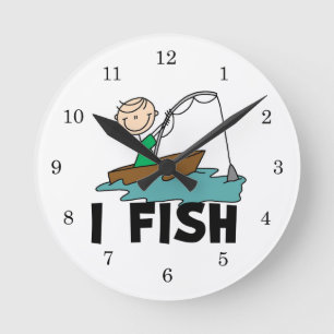 Horloge Ronde Boy I Fish