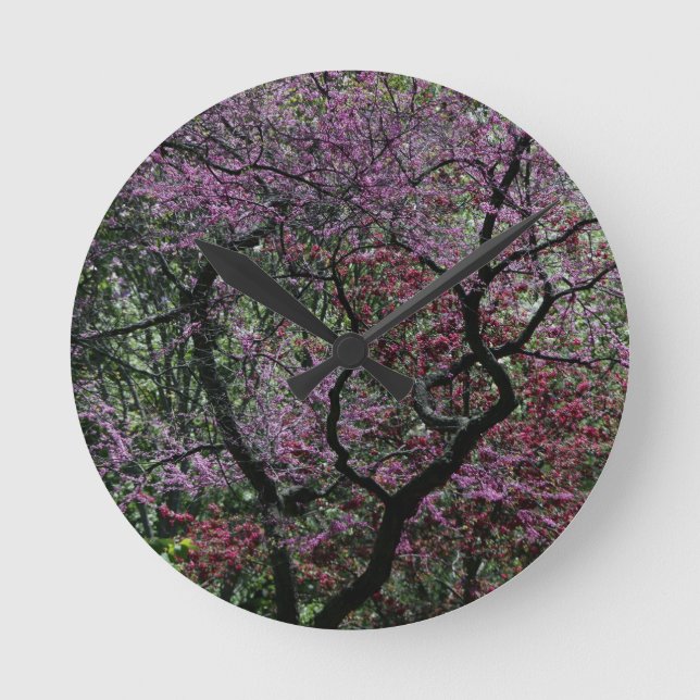 Horloge Ronde Branches et fleurs (Recto)