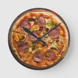 Horloge Ronde Brick Oven