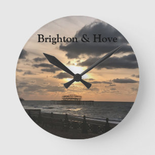 Horloge Ronde Brighton West Pier Photo Sunrise